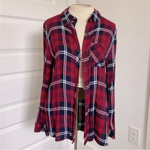 beachlunchlounge Red and Blue Flannel